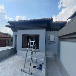 Gas geyser installation