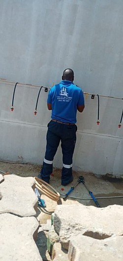 (3x3) manifolds gas installation for commercial